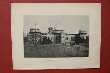 Page Architekture Potsdam 1898-1900 koeniglich Astrophysic Observatory city view Brandenburg